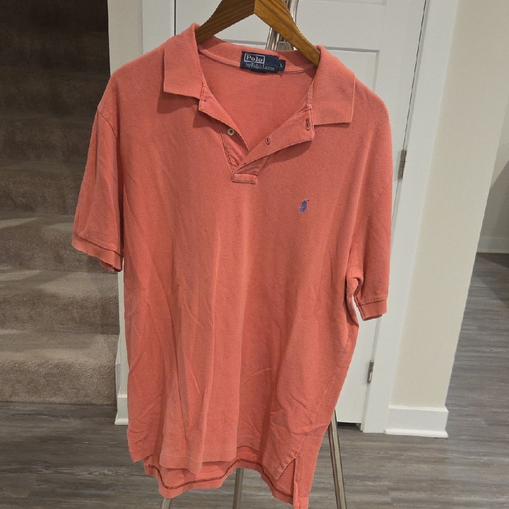 Polo Ralph Lauren Men's Polo Shirt in Light Pink